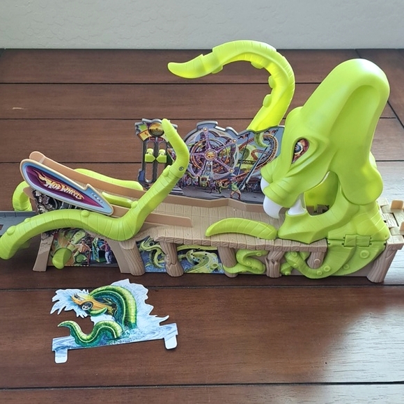 Hot Wheels Flip n Go Track Octopark 2006 Mattel Y2k Toy set - Picture 3 of 11